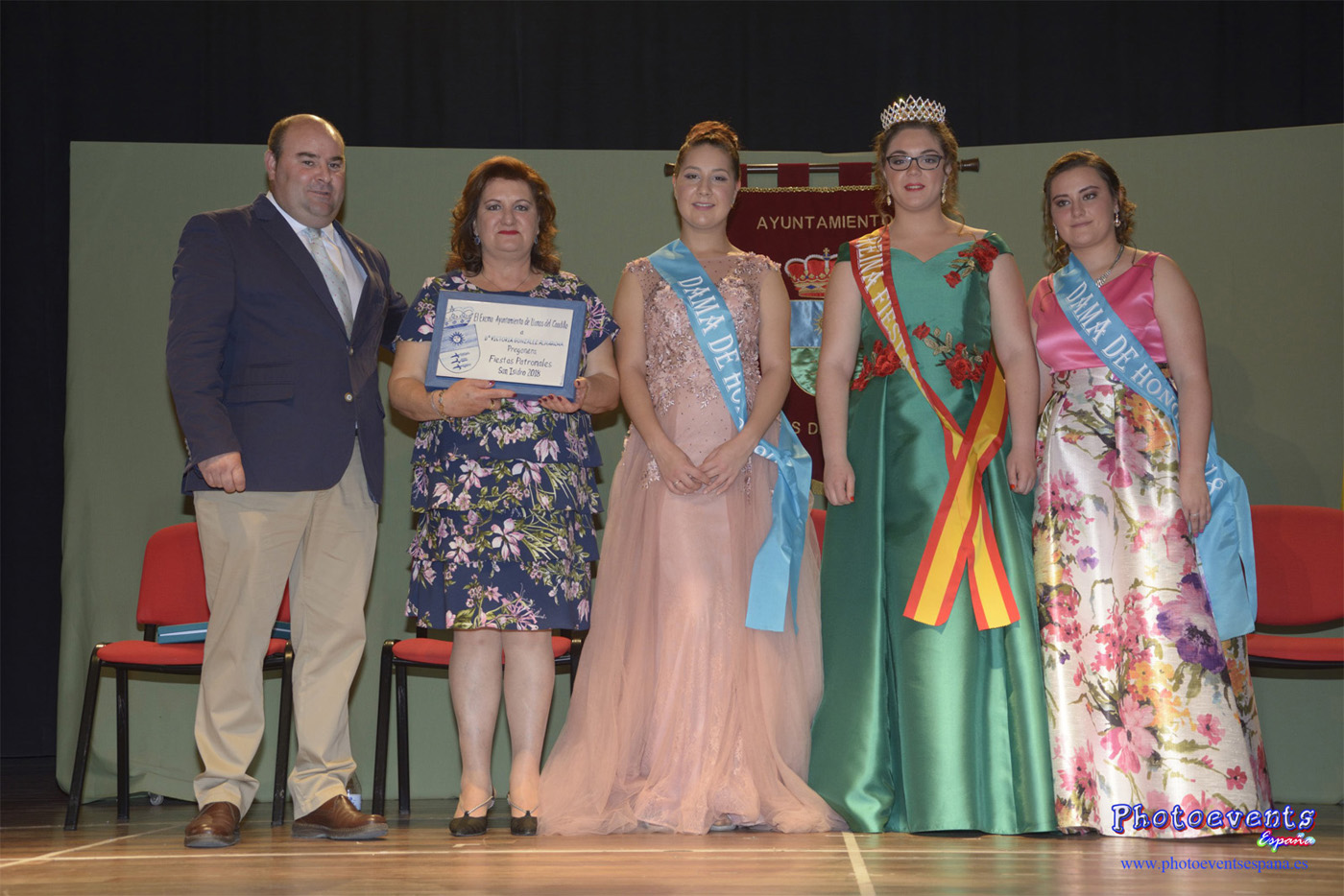 Inauguración de las Fiestas de San Isisdro 2018 en Llanos del Caudillo, Ciudad Real 