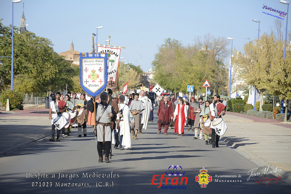 Desfile a Juegos Medievales 2023 en Manzanares