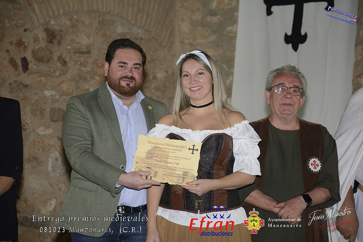 Entrega premios concursos Medievales 2023 en Manzanares